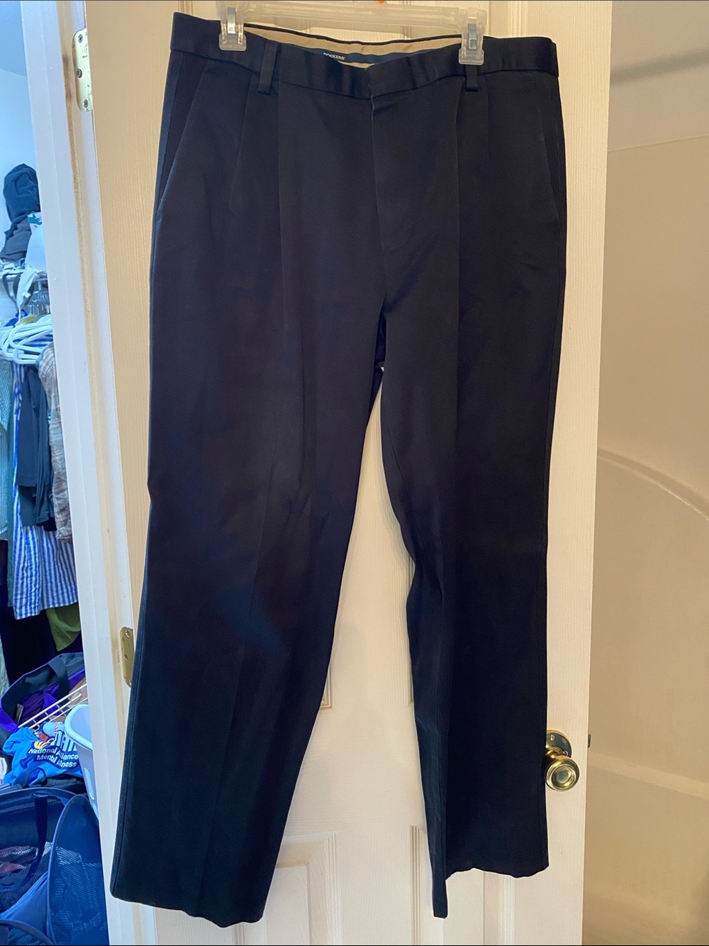 Men’s Dockers dark blue trousers